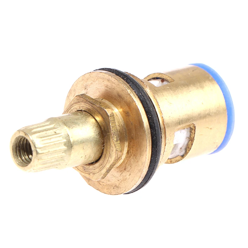 Replacement Tap Valves Brass Ceramic Disc Cartridge Inner Faucet Valve for Bathroom Clockwise or Anti-clockwise Universal 1PC