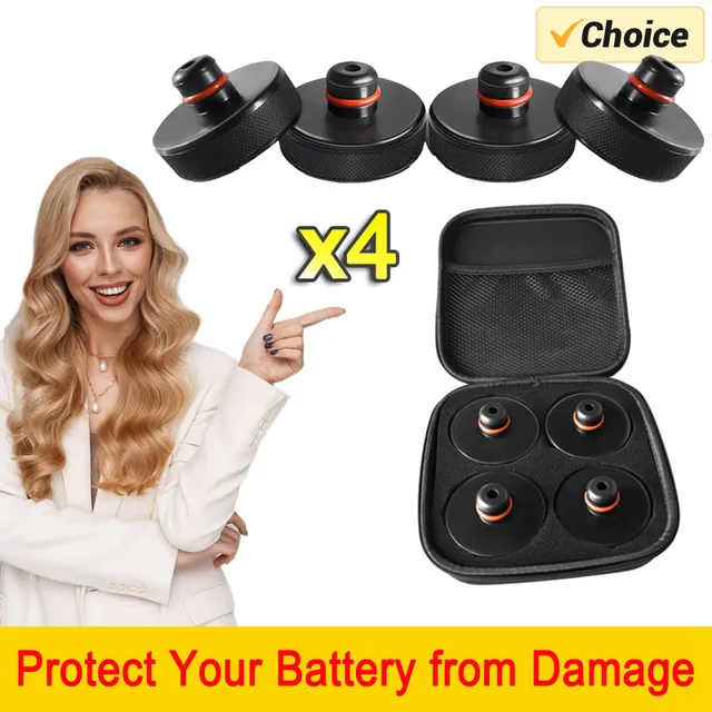 4pcs Lifting Jack Pads for Tesla Model 3 Y S X Highland 2024 2023 2022 Accessories Rubber Pucks Chassis Lift Stands Adapter Case 1