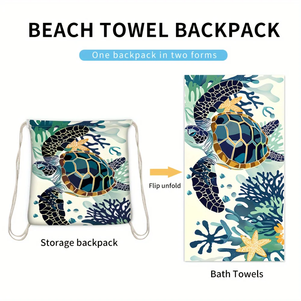 Tropical Flowers Microfiber Beach Towel Quick Dry