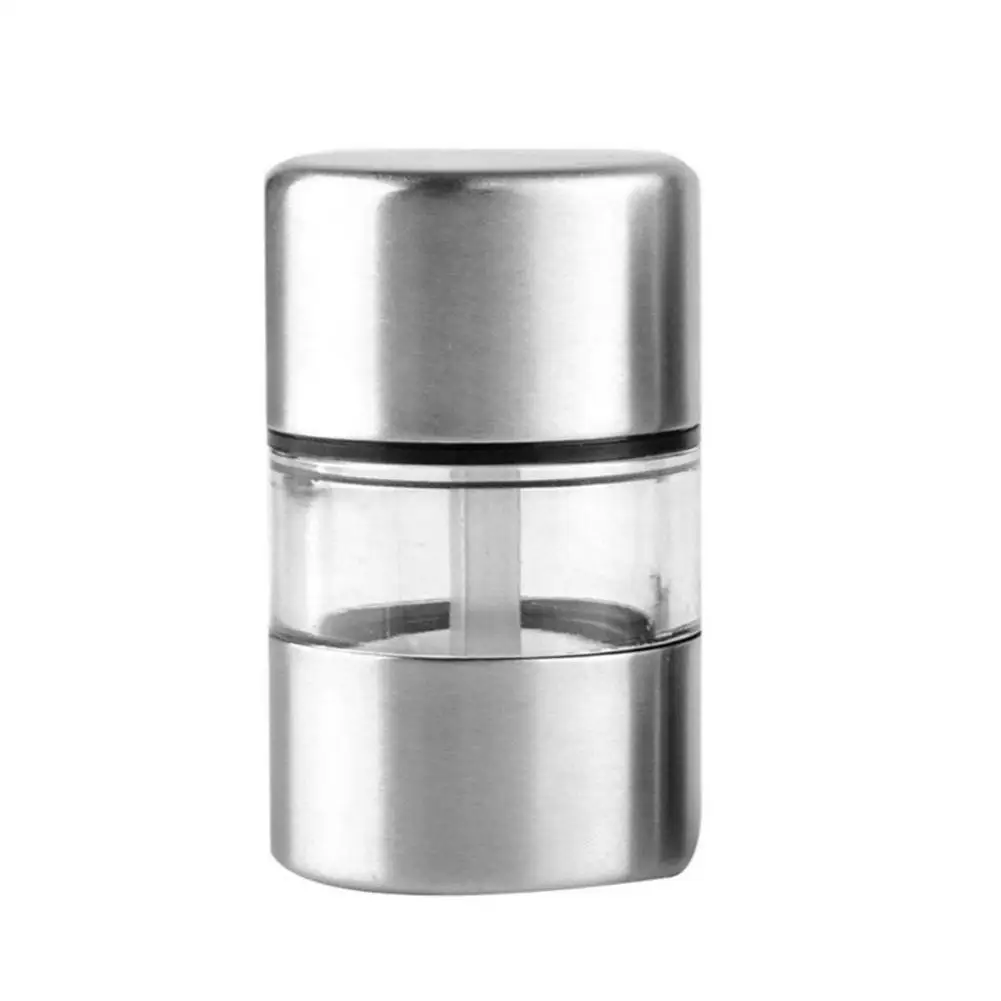 Manual Salt Pepper Grinder Portable Mini Mill Grinder For Herb Pepper Spice Rose Salt Kitchen Steel Grinding Gadg U2K1