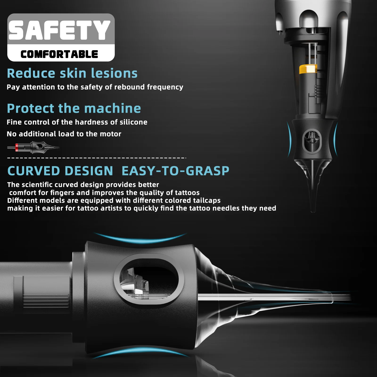 Professional Disposable Tattoo Cartridges Needles Set