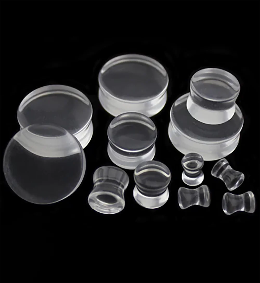 TBOSE 8 Pièces Tunnels D'oreille De Mode Bouchons Jauges En Acier Inoxydable Expander Civière Piercings