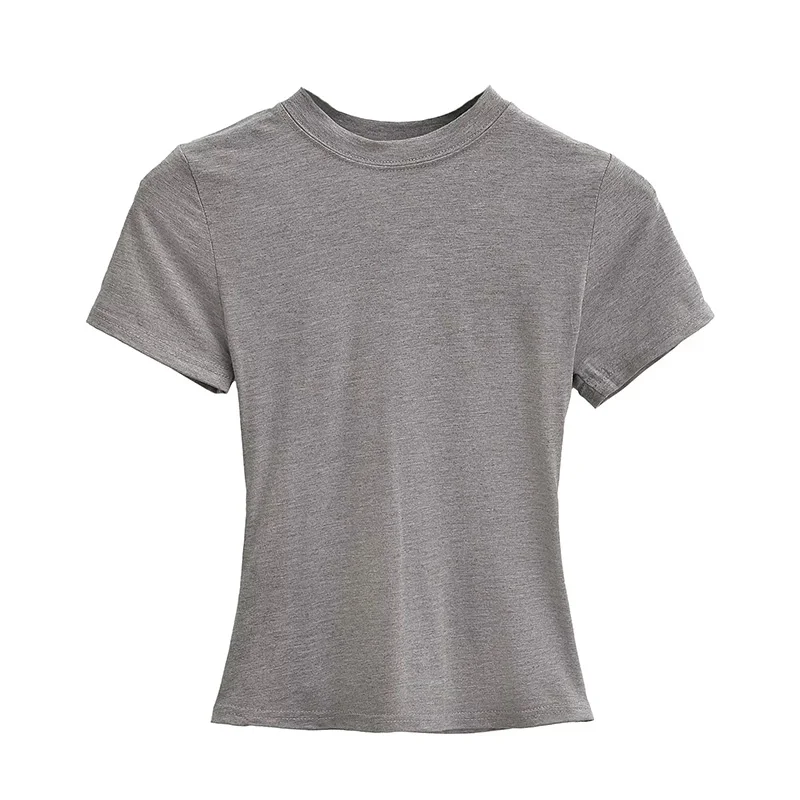 ตัวเลือกสินค้า เสื้อยืดแฟชั่น Y2K ทรงกระชับ ใส่สบาย ดีไซน์สวย