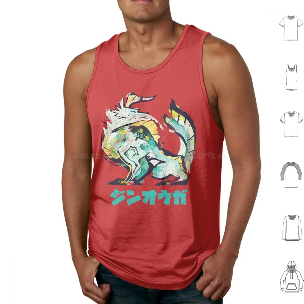 Monster Hunter Rise Zinogre Canotte Stampa Cotone Zinogre Wyvern Monster Hunter Rise Sunbreak Monster Hunter Rise