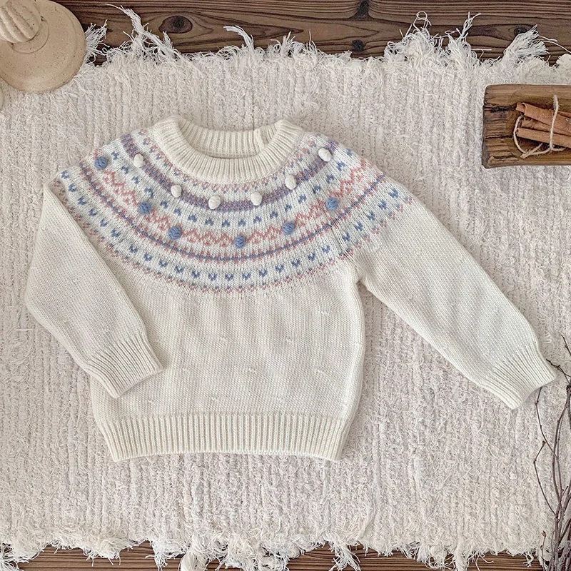 New Baby Boy/Girl Sweater For Winter In Skin Color RTY912 main image 1