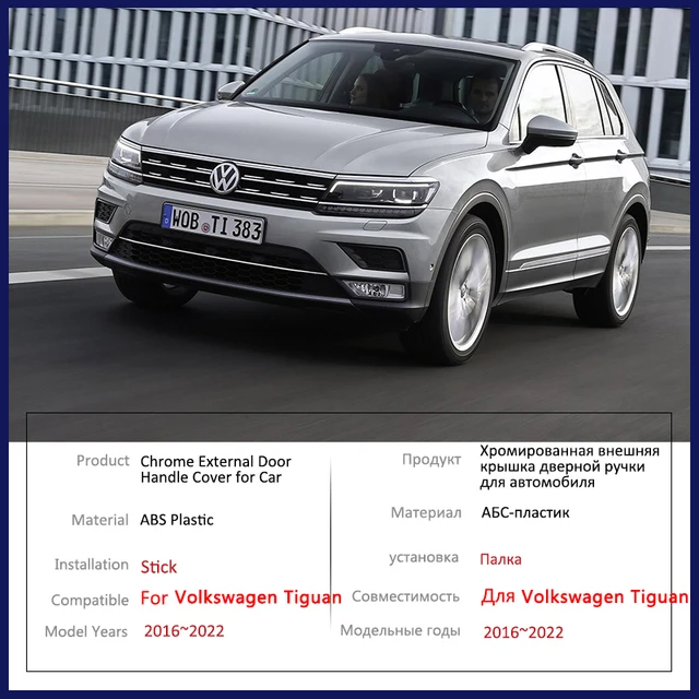 Auto Türgriff Schüssel Rahmen Trim Abdeckung Auto Aufkleber 2016 2017 2018  2019 2022 Auto Zubehör Fit für VW Volkswagen tiguan 2 Mk2 - AliExpress