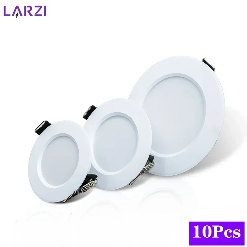 10pcs/lot LED Downlight 3W 5W 7W 9W 12W 15W AC 220V Warm Cold White Recessed Led Lamp Spot Light Led Bulb for Bedroom Kitchen led downlight