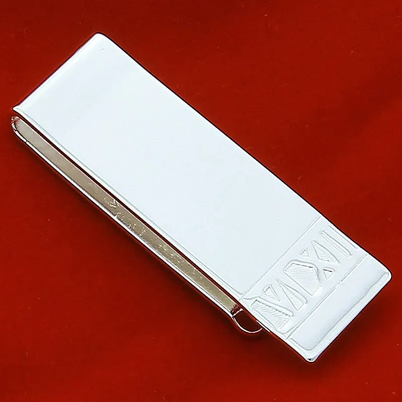 925 Silver Wallet U-Shaped Glossy Wallet Fashion Jewelry Gift