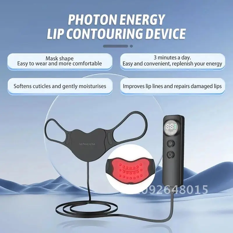 4 Modes Lip Beauty Products Reduce Lip Lines Photon Infrared Red Lights Therapy Masks Skincare LED Light Brighten Device
