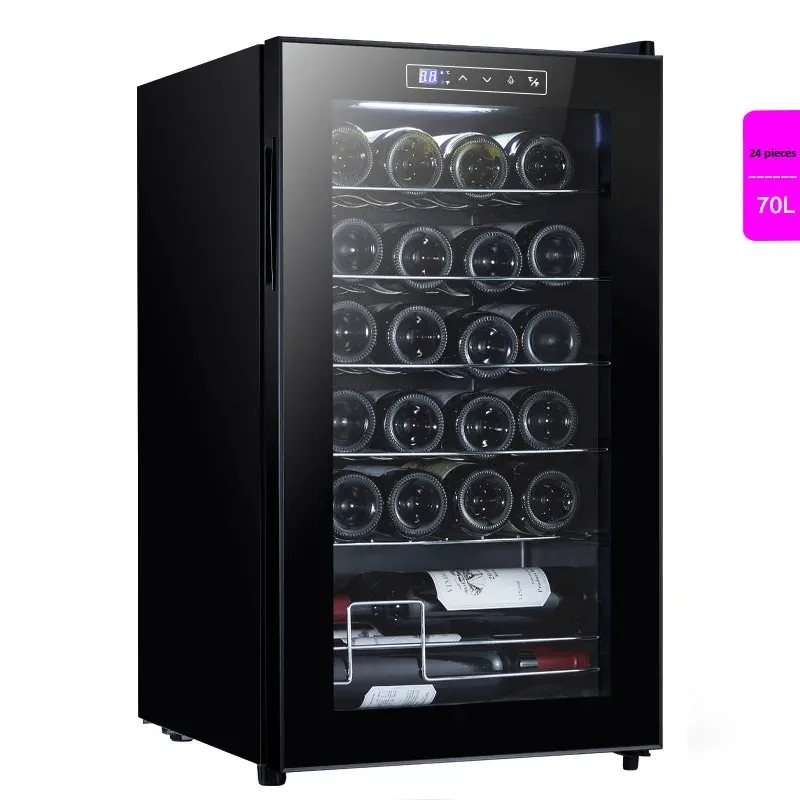 Small Home Use Wine Cooler Constant Temperature Compressor Ice Bar Direct Sale Red Wine Refrigerator Compact Design