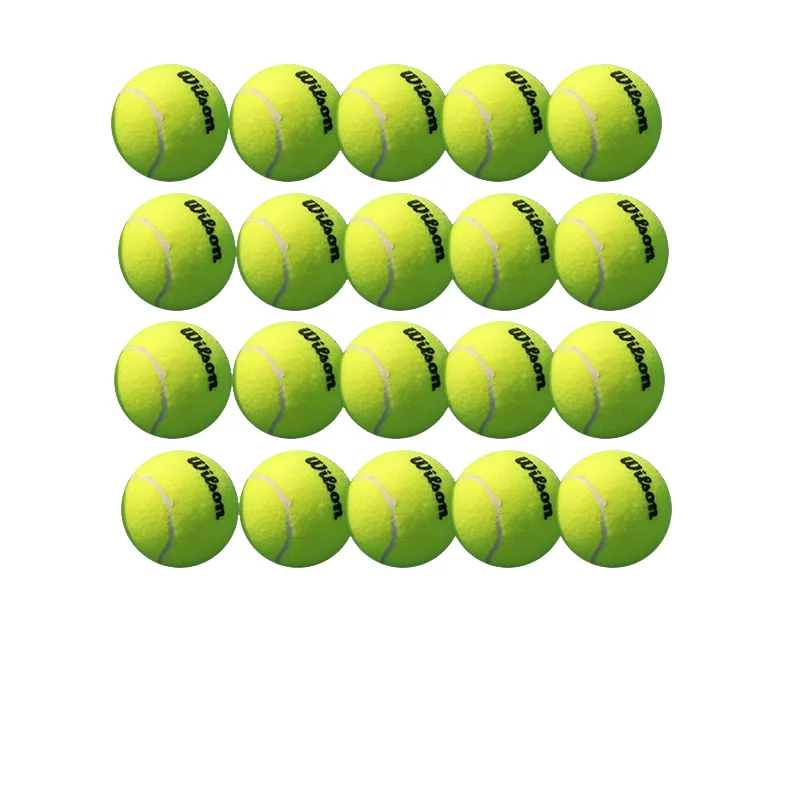 Wilson Original Tennis Ball | Unpressurized | Training Ball | Tennis Balls | Match Ball | High-Quality | 30, 20, 10 or Single Count 