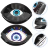 2 Pcs Hair Pins Claw Clips Evil Eye Accessories for Thin Women Hairpin Personality 3