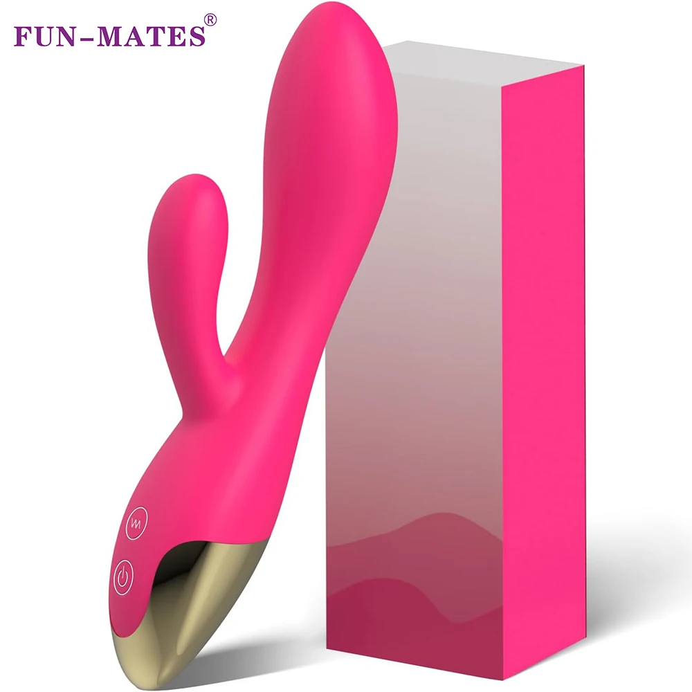 Rabbit Vibrator G Spot Dildo Vibrator for Women Vagina Clitoris Stimulator Waterproof Adult Couples Sex Toys Female Masturbation