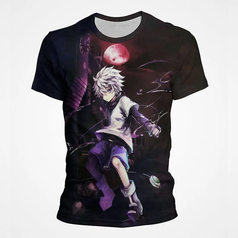

Anime Hunter X Hunter Hisoka T Shirts Men women 3D Printed T-shirt Casual Streetwear Tee Tops