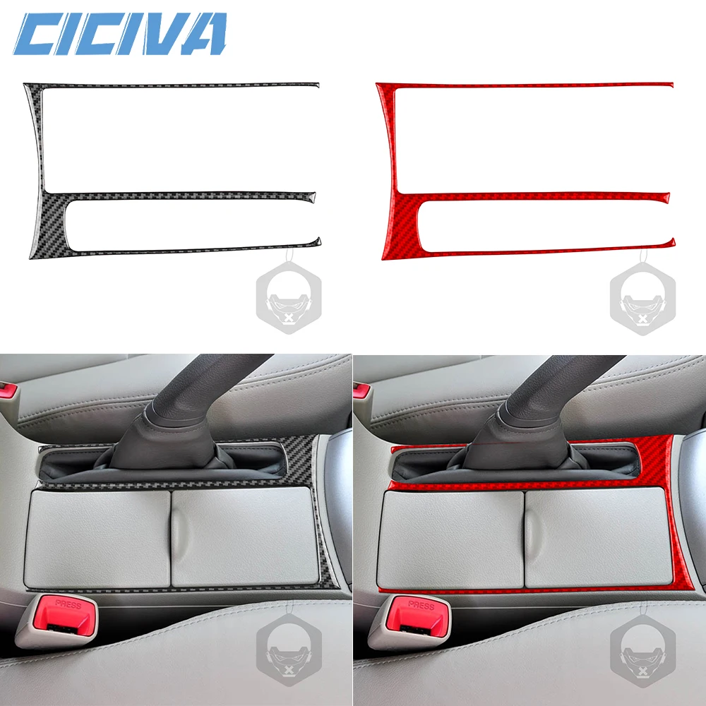 

For Toyota Corolla 2009-2013 Carbon Fiber Center control Storage Panel frame Car inside Decoration Accessories Sticker