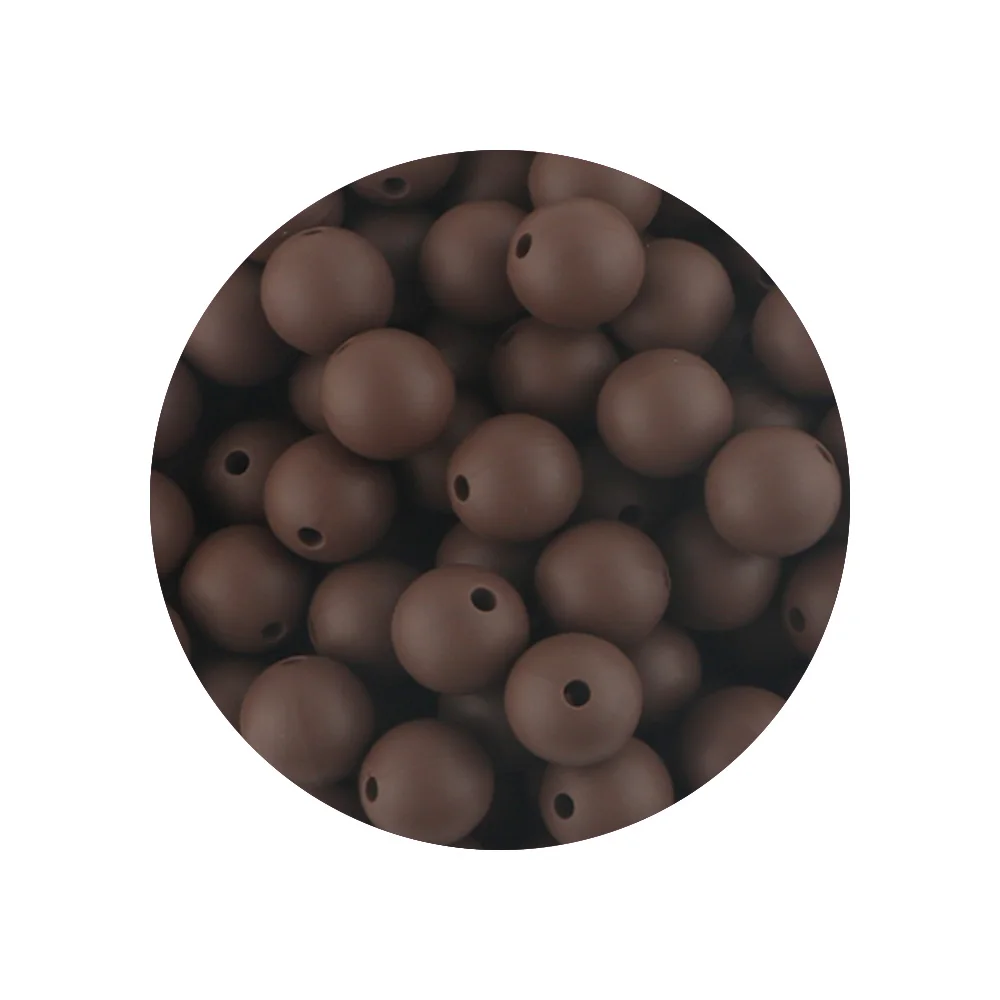 Vibrant Silicone Beads for DIY Jewelry Crafting - 50 Pieces, 12/15mm
