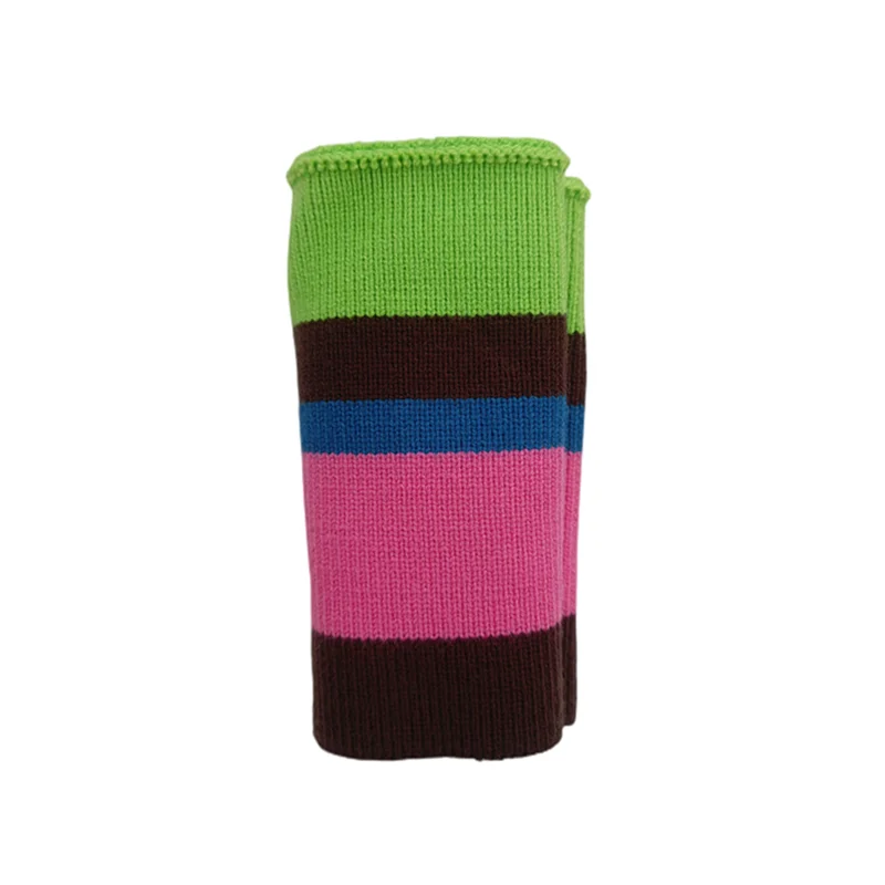 JIETAI-Rainbow Jacquard Pit Rib Fabric, трикотажный аксессуар из толстой ткани, эластичная швейная манжета Tissu, нижняя пряжа с бархатным сердечником