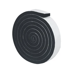 Foam Self-Adhesive Soundproof Insulation Strip - 1.5cmx2meters (Black)