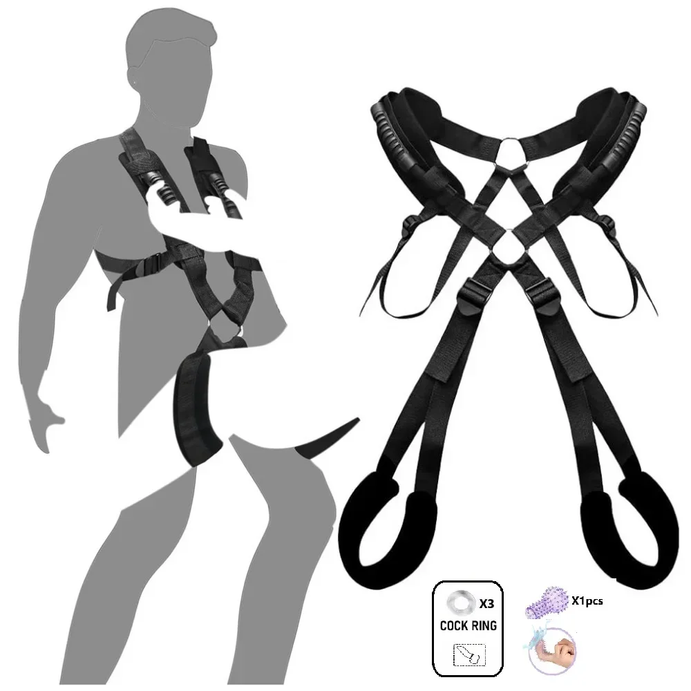 Games Sex Toy Erotic Accessories Kits BDSM Sex Toys Kits Adjustable Swing Multiple Positions Erotic Games Bondage Kit Adults