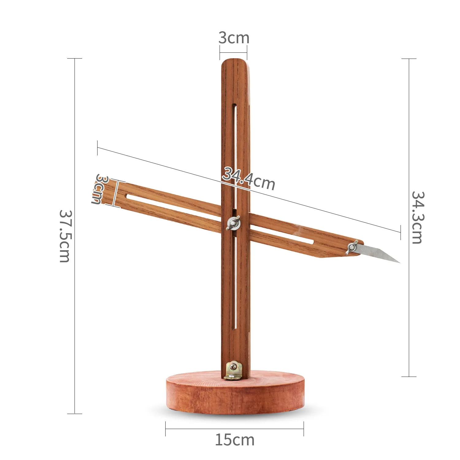 BKALEME Calibro per lanciare ceramiche, 2 modi per installare, bastone compatto per lanciare ceramiche, argilla per ceramica, strumento per realizzare forme ripetute, per ruote di ceramica e macchine