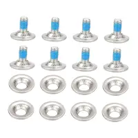 Snowboard Binding Screw Set Replacement Winter Sports Mounting Screws Countersunk Head Screw Bolt Stainless Steel for Snowboard 2