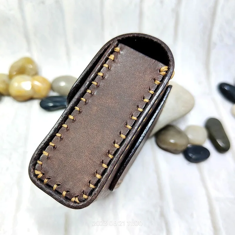 Blongk Multifunctional Key Holder Waist Bag Genuine Leather Car Key Case Folding Glasses Belt Pack Men Women 1652cg 2