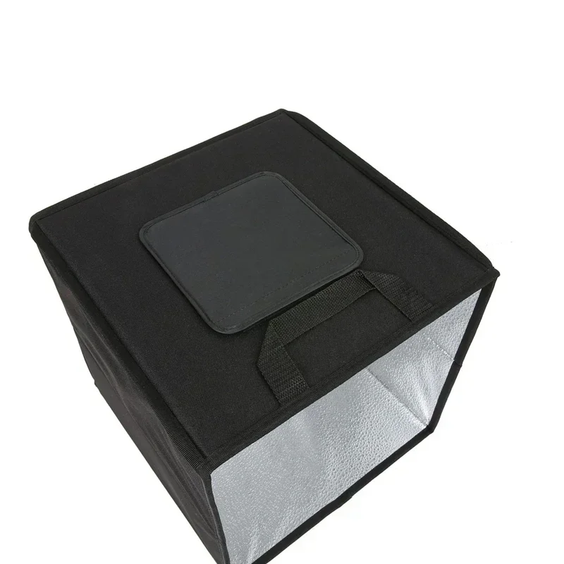 Mini Photo Studio Light Box 15.7" x 15.7" Horn Album Shooting Tent kit Portable Foldable Advertising Light Photography PVC Backg