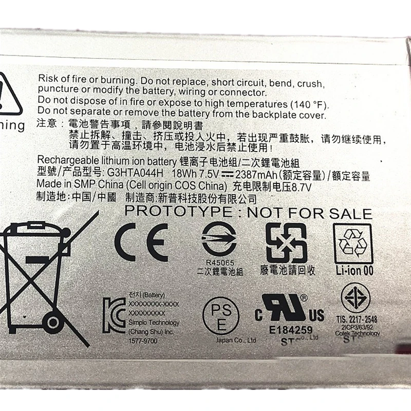 Bateria para Microsoft Surface Livro G3hta050h G3hta064h G3hta065h G3hta049h G3hta065h 1835 1908 1909 M1069232001 Slk-00015 Skw-00015 - Imagem 4