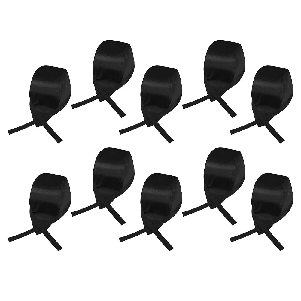 

10 Pcs Chef Hat Hats Uniform Restaurant Adjustable Cooking Serving Turban Cotton Kitchen Miss Restaurants Waiter