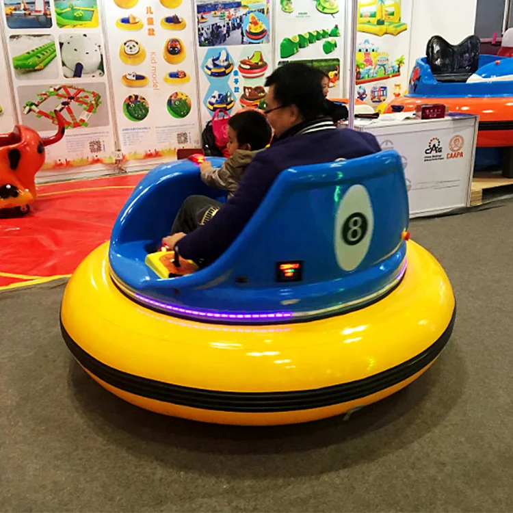 Fairground Spinning Car Street Legal Electric Bumper Car Laser Music Colorful Inflatable Bumper for Sale