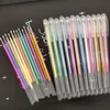 12 Pcs Large Capacity Needle and Neutral Pen 12 Colors Highlighter Pens DIY Painting,Black Card Drawing,Marking,Graffiti 4