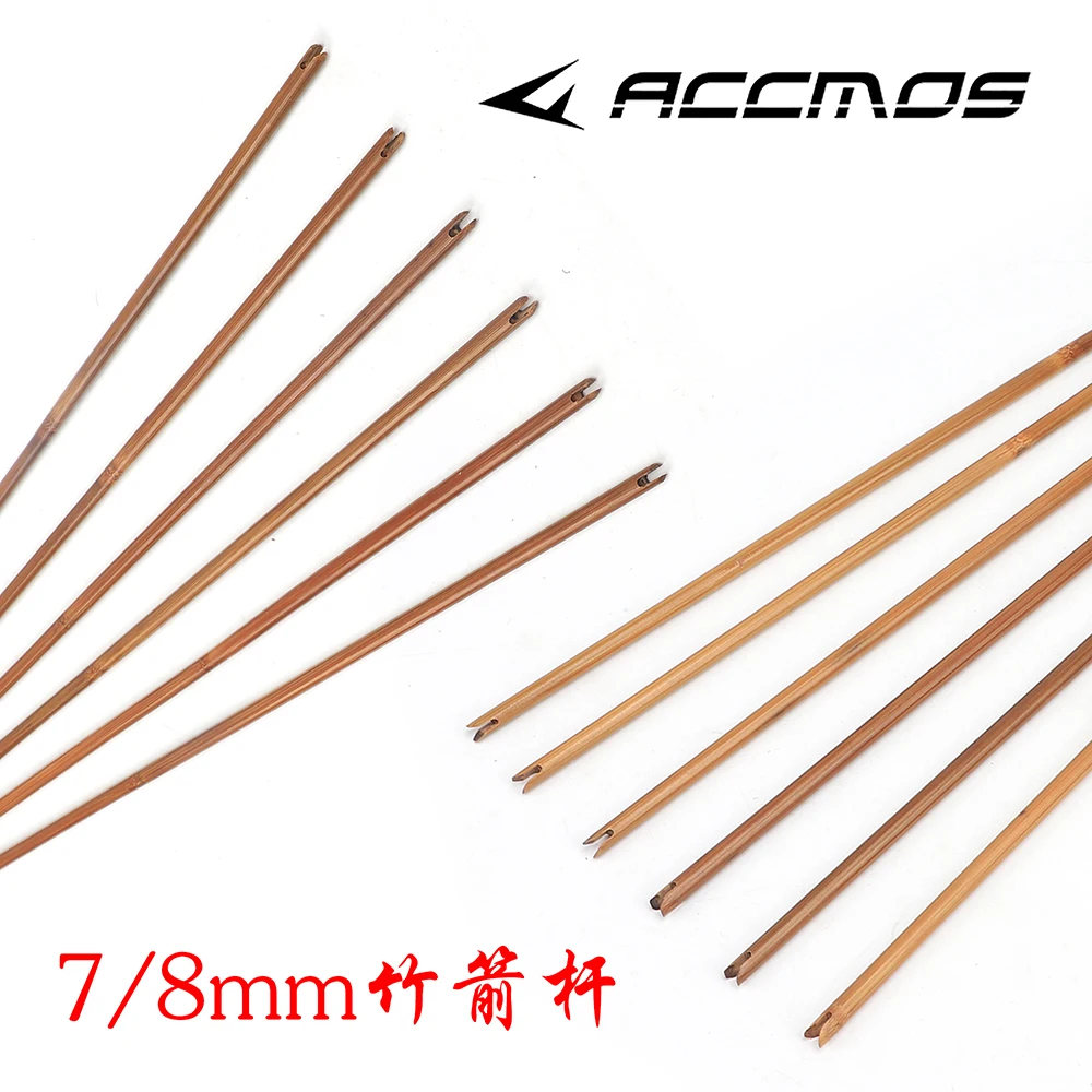 

6/12Pcs High Quality Bamboo Arrow Shaft OD7mm 8mm Arrow Tube DIY Archery Hunting Shooting Accessories