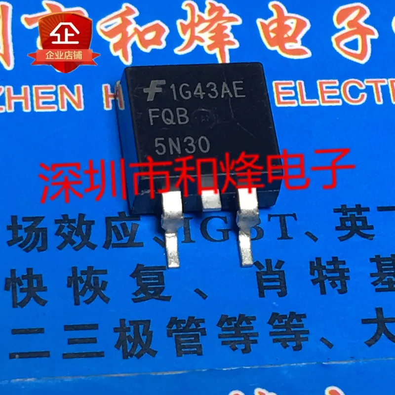 

5PCS-10PCS FQB5N30 TO-263 5.4A 300V NEW AND ORIGINAL ON STOCK