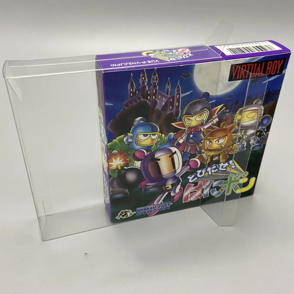 Pet Box Protector Per Virtual Boy Scatole Di Raccolta Trasparenti Per Nintendo Vb Game Shell Clear Display Case