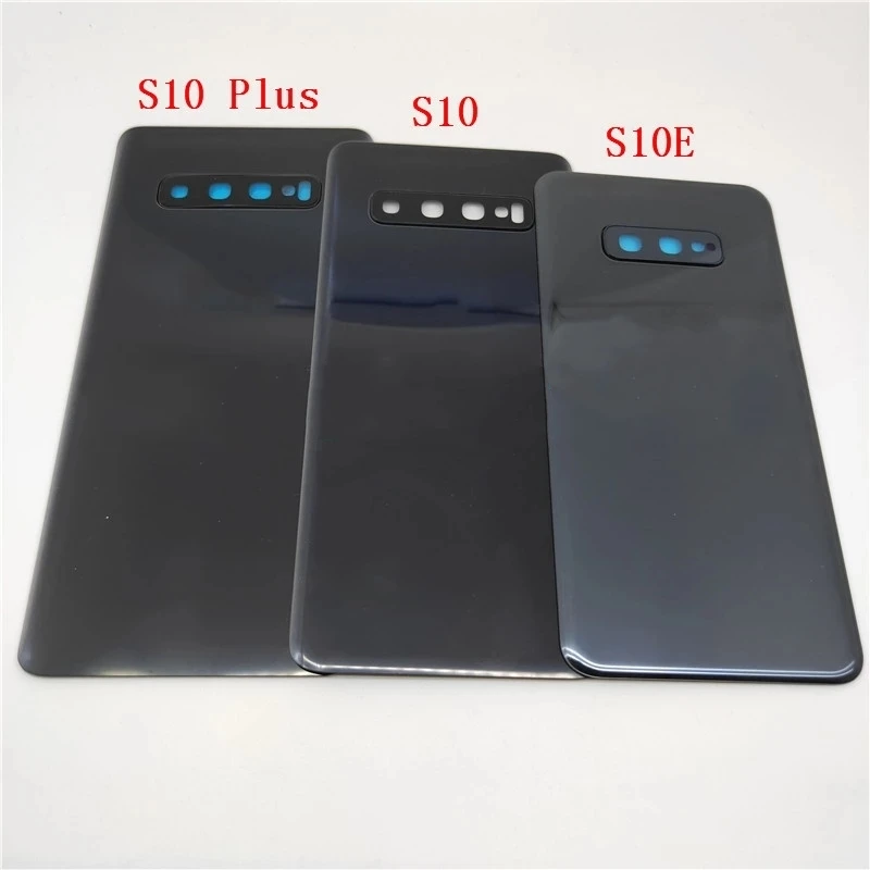 

Стеклянная Крышка батарейного отсека для Samsung Galaxy S10 Plus S10E S10 + G970 G9730 G9750 с объективом камеры 10 шт./лот