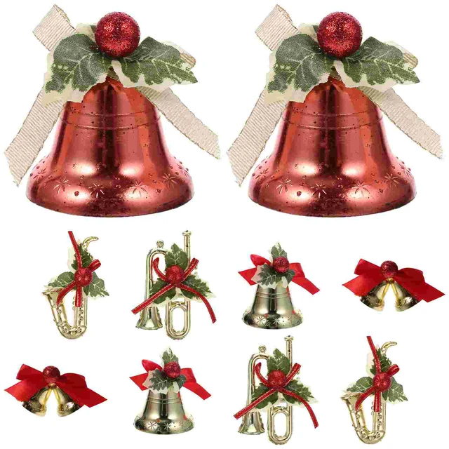 Christmas Decorations Crafts  Jingle Bells Wedding Ribbons - 10pcs/pack  Small Mini - Aliexpress