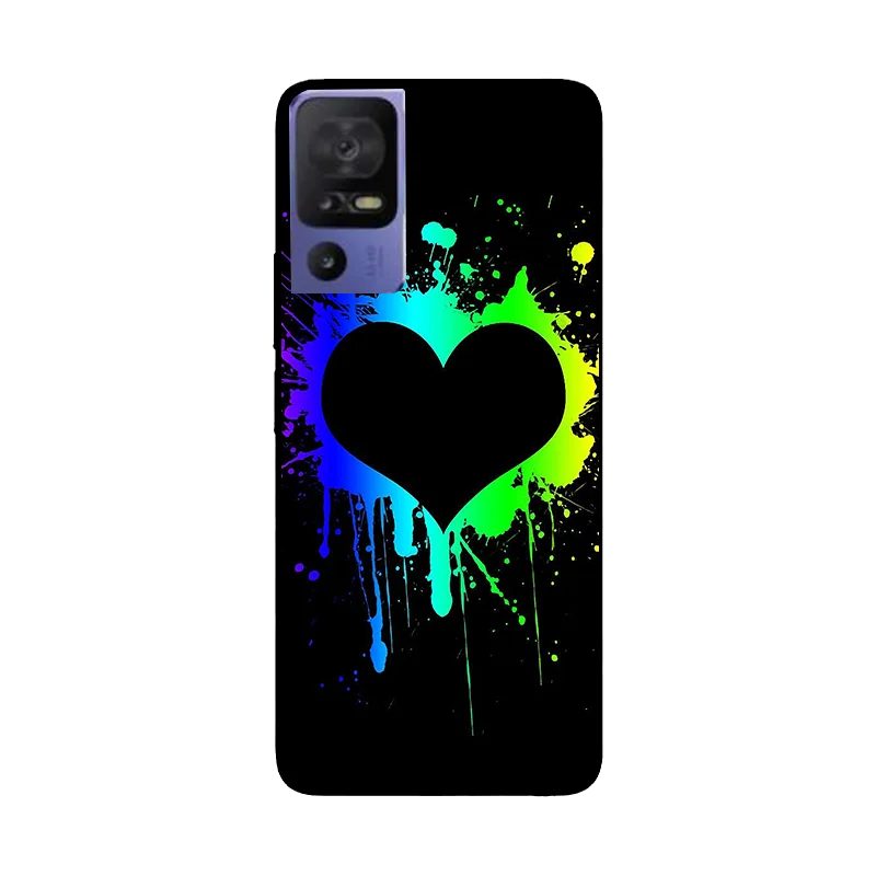 Leaf Panda Soft Silicone Back Cover - Protective Phone Case