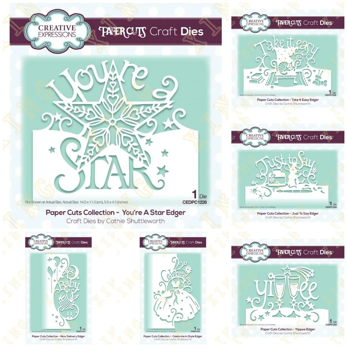 

You’re a Star Take It Easy Metal Cutting Dies Scrapbook Diary Decoration Stencil Embossing Template Diy Greeting Card Handmade