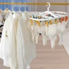 6/12 Clips Folding Clothes Dryer Hanger Windproof Socks Underwear Drying Rack Household Children Adults Storage Laundry Rack 4