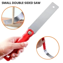 Scie japonaise à Double coupe, 190mm, 3 bords, pour couper le bois, le Tenon, le bambou, le plastique, outils de travail du bois 