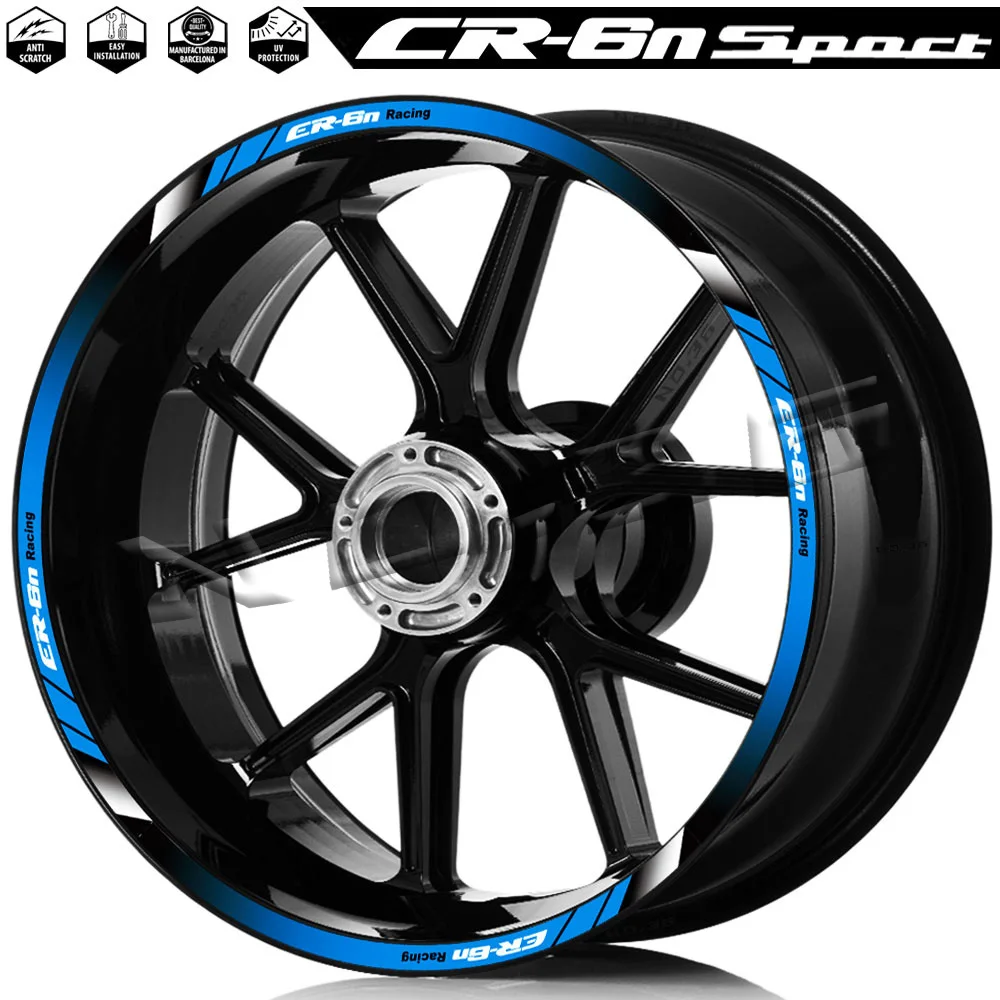 For ER-6N Motorcycle Wheel Sticker Rim Decal Accessories