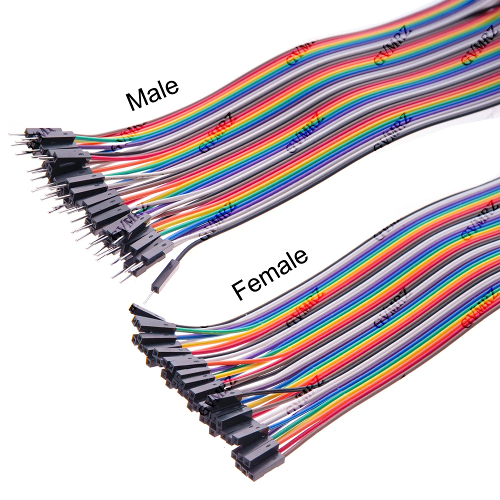Dupont Jumper Wire Kit - Assorted Lengths Female & Male Connectors