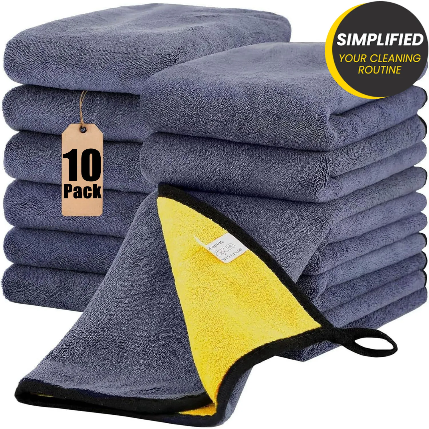 Microfiber Car Wash Towel 1/5/10pcs Car Care Cleaning Drying Cloth microfiber towel cleaning cloth microfiber cleaning cloths microfiber car towel microfiber towels microfiber washing towel car washing towel car drying towel drying cloth glass cleaning towel
