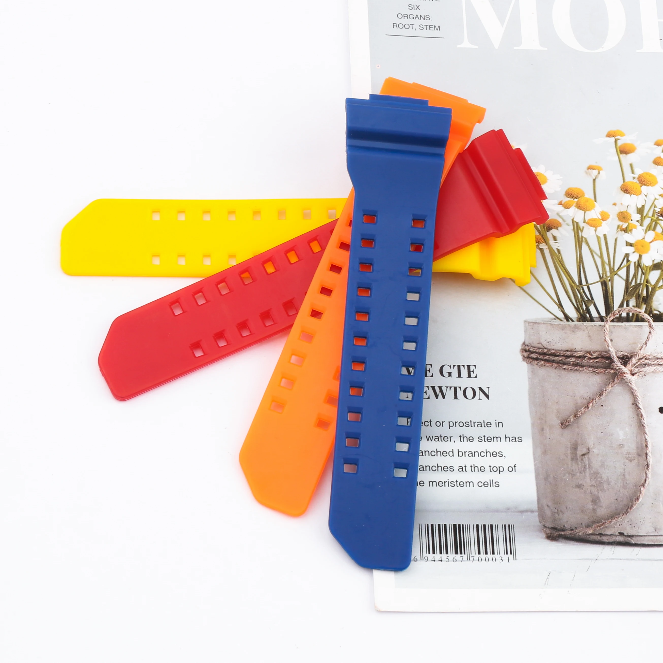 Watch Accessories Resin strap case for Casio G-Shock GBA GA400 Outdoor sports waterproof silicone rubber watch strap watchbands