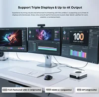 CHUWI LarkBox X Mini PC 8GB RAM 256GB SSD Intel i3-1220P UHD Graphics for 12th Gen Intel Processors WiFi 6 Desktop Computer 5