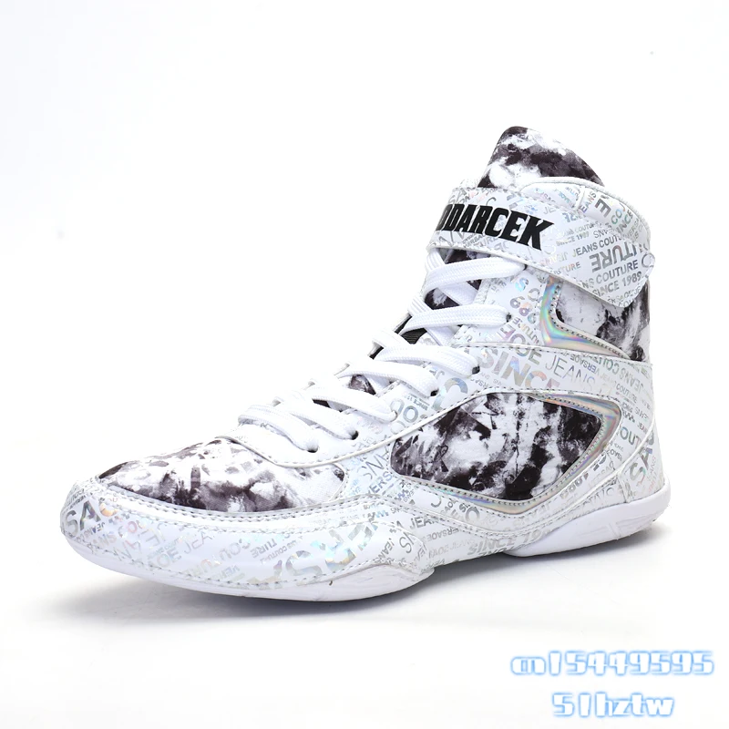 New Boxing Shoes Men Professional Flighting Boots for Men Women Light Weight Wrestling Sneakers Anti Slip Wrestling Shoes