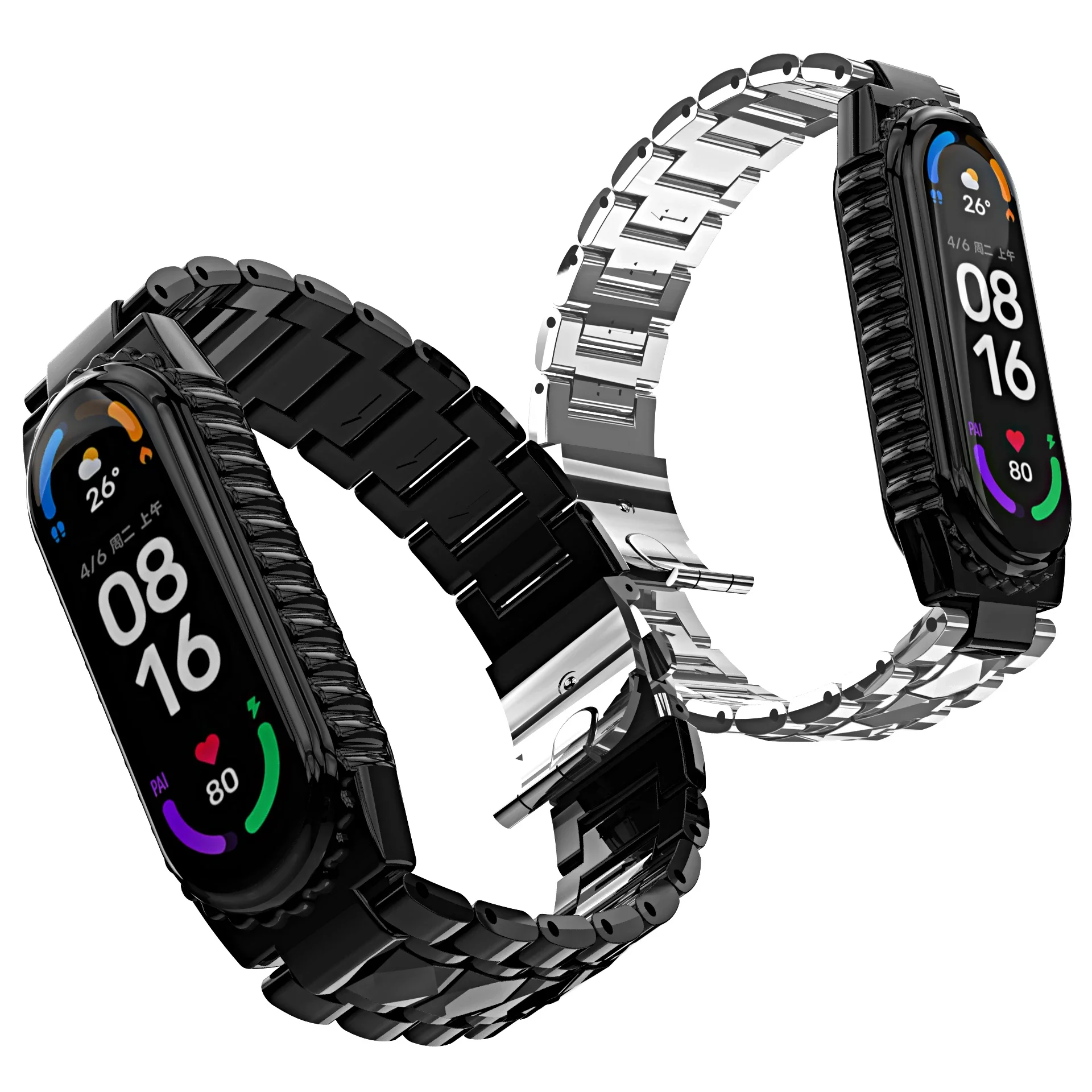 

Glacier Strap For Xiaomi Mi band 7 6 5 4 3 Men/Women Replacement Smart Miband 7 6 bracelet wristband Belt For Mi band 5 4 Correa