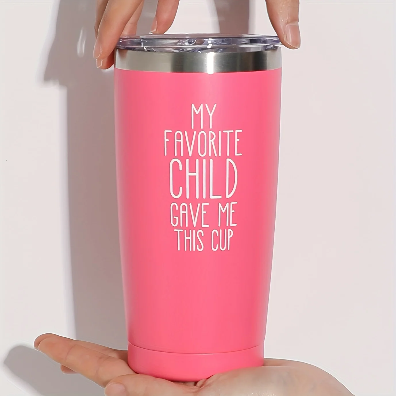 1pc-Portable Car Cup Double-Layer 304 Stainless Steel Insulated