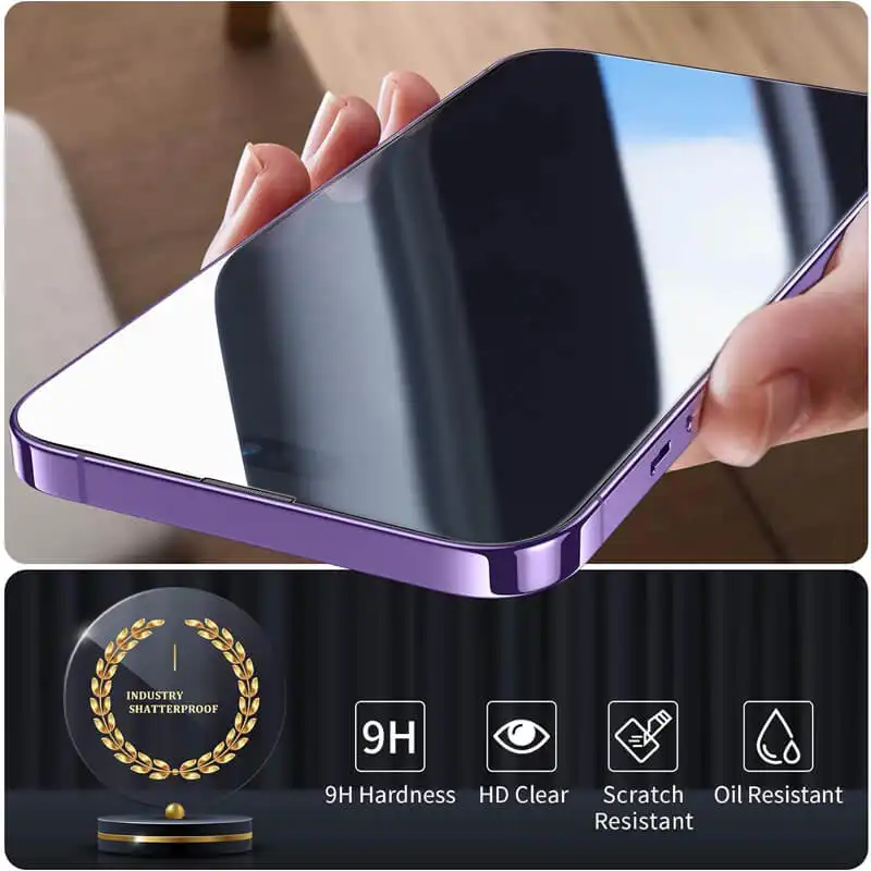 Tempered Glass for iPhone 14 Pro 15 16 17 18 13 12 11 Pro Max Screen Protector for iPhone 15 Pro Mica for iPhone 13 14 Pro Glass - Image 3