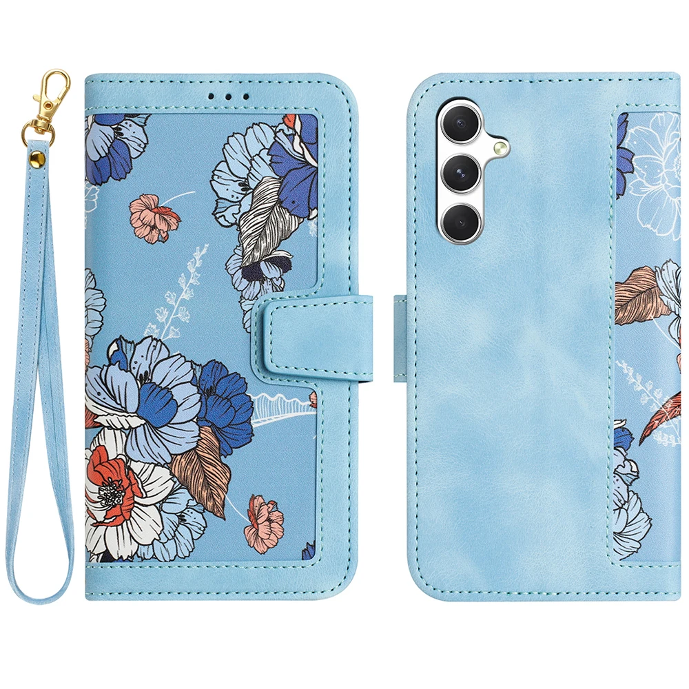Leather Flip Wallet Case with Card Slot Cover
